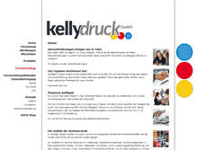 Tablet Screenshot of kelly-druck.de
